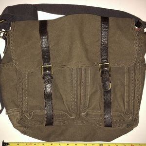 Men's Fossil Canvas Messenger Bag